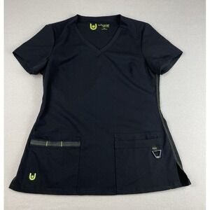 Urbane Ultimate Women's Scrub Top Size XS Black
